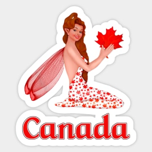 Canadian Pixie Sticker